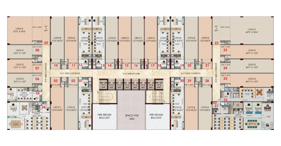 Paradise Group Navi Mumbaia Floor Plans