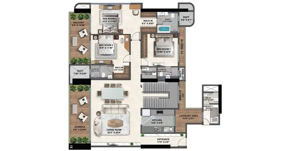 Sai Palm View Nerul Master Floor Plan